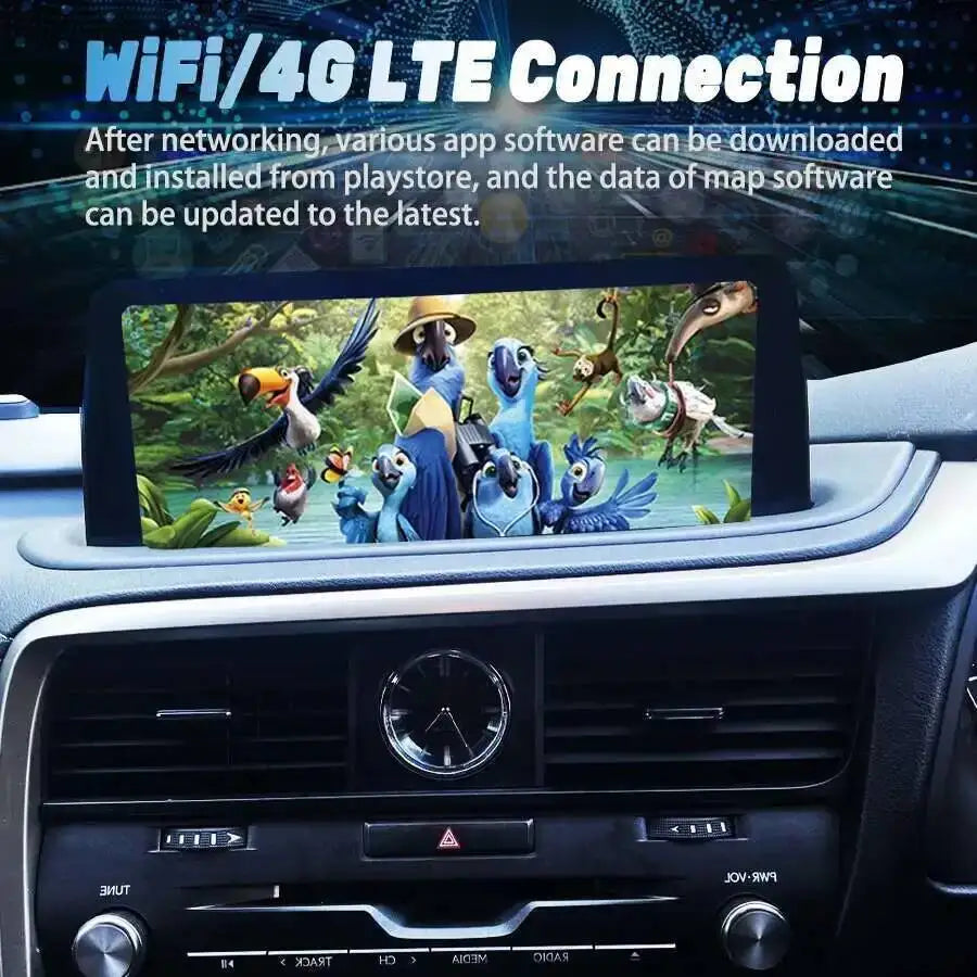 RHD Android 14 Car Video Player Stereo For Lexus Rx450h RX200t RX350 RX300 RX 450H 200t 35