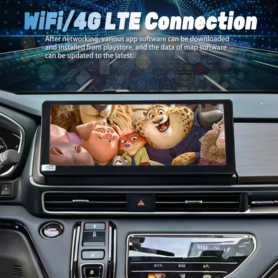 12.3" Touch Screen For Honda Odyssey Elysion 2020-2024 Navigation Android 15 Auto Radio Mu