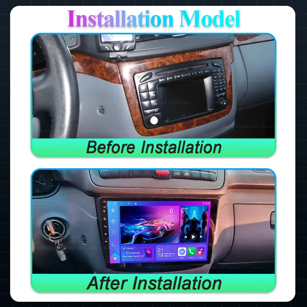 Android 16 Car Radio For Mercedes Benz Vito 2 W639 Viano 2 W639 2003 - 2015 Ps Carplay Mul | AUTOKITSHOP