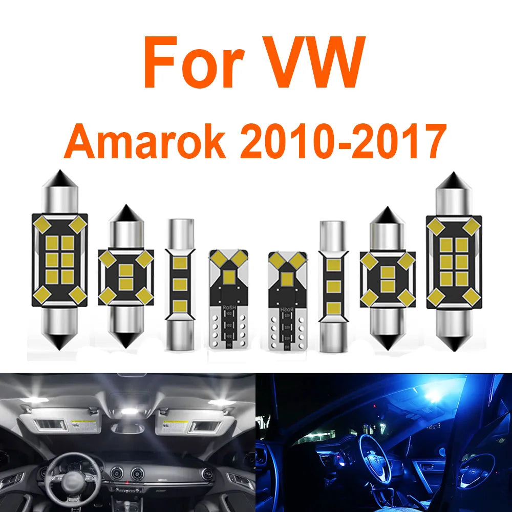 7-Piece LED Interior Light Kit for VW Volkswagen Amarok - Canbus Error-Free Bulbs | AUTOKITSHOP