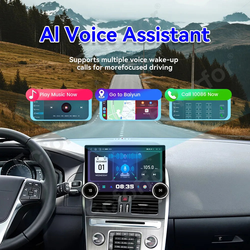 Luxury Upgrade Modern Advanced 11.5 Inch Android 15 HD Touch CarPlay Android Auto GPS Ster