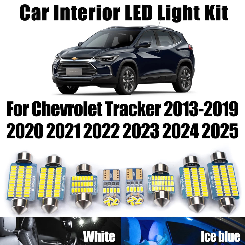 LED Interior Light Kit for Chevrolet 2013-2020 - Canbus Error-Free Interior Bulbs