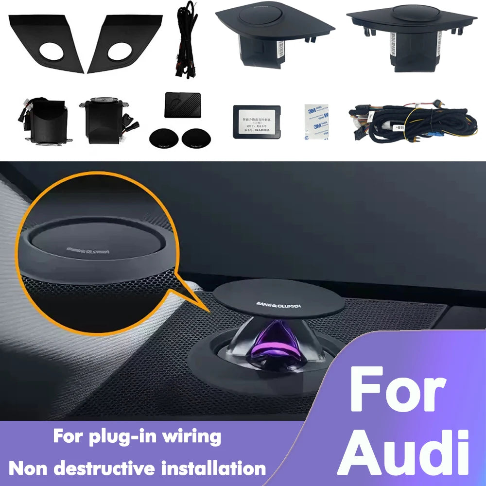 RGB Tweeter Speaker for Audi A7 Q5 A6 - RGB LED Ambient Speaker Car Interior Light