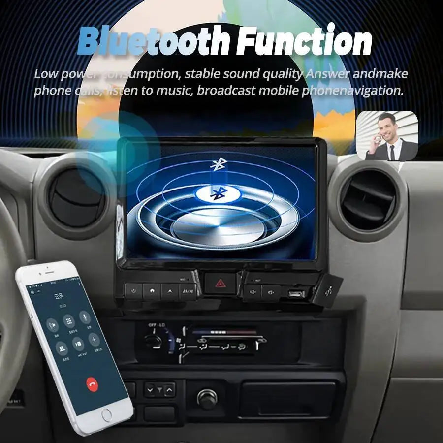 Android 14 Car Radio For Toyota Land Cruiser LC70 LC75 LC76 2Din Stereo Carplay Autoradio  | AUTOKITSHOP