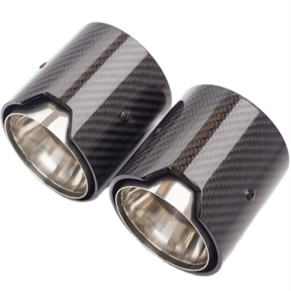 1 Piece M Performance Exhaust Tip 93mm Fit for Modified M2 M3 M4 3 Series 4 Seri for M2 M4 M3 - Automotive LED Light