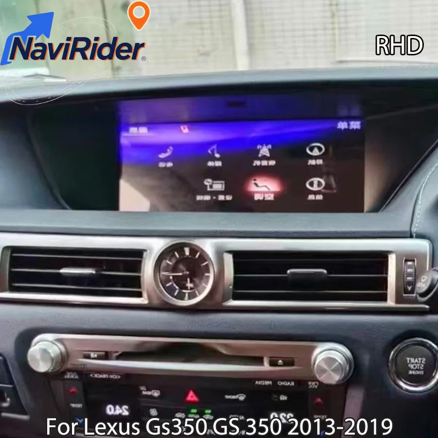 RHD 12.3" Head Unit For Lexus GS 350 Gs350 2013-2019 Android 15 Car GPS Navigation Autorad