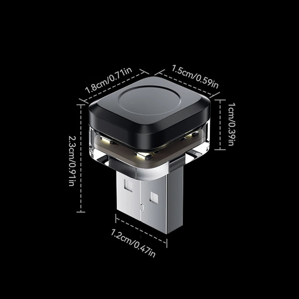 New Universal USB Car Interior Ambient Atmosphere Light LED Signal Lights Auto Reading Lamp Decorations Car Interior Accessories