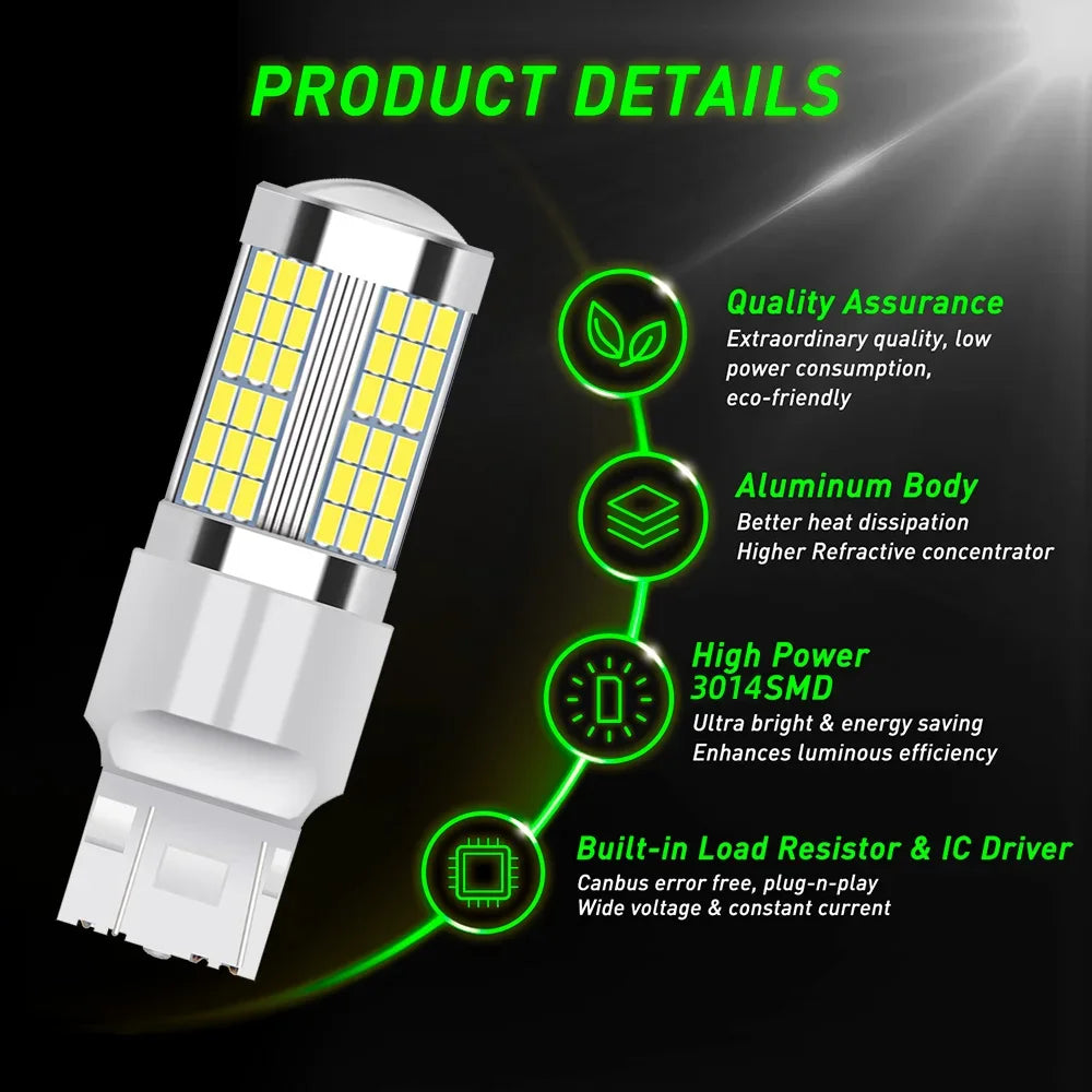 2-Piece LED Interior Light Kit for Jeep Compass MK Accessories - Canbus Error-Free Bulbs | AUTOKITSHOP