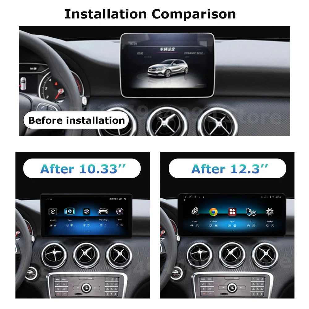 Android Auto Car Multimedia Radio Player for Mercedes Benz A Class CLA GLA W176 2012-2018