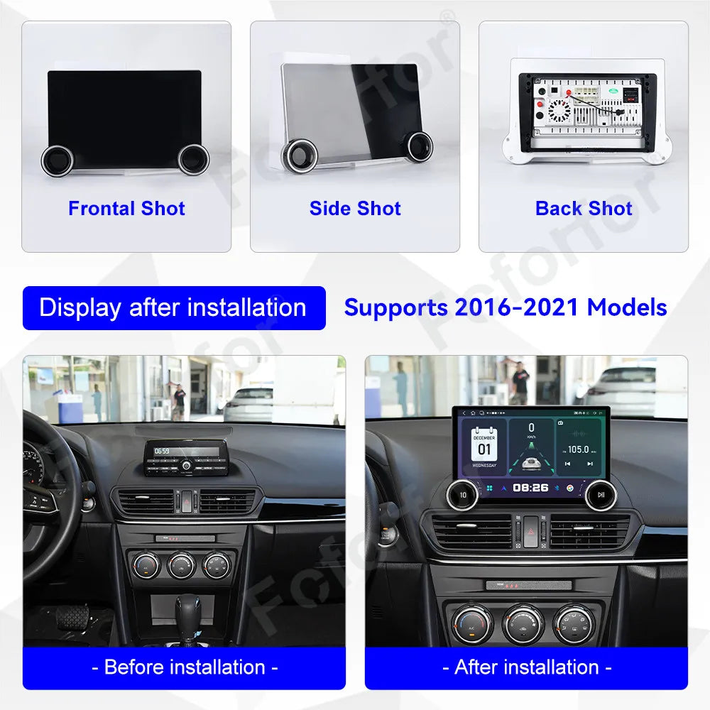 Fashion Premium 11.5 Inch Android 15 Touch Screen Carplay Android Auto Multimedia GPS Navi