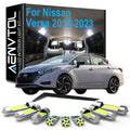 10-Piece LED Interior Light Kit for Nissan 2012-2017 - Canbus Error-Free Interior Bulbs