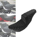 Motorcycle Black Front Rear Two-Up Seat Extended Seat For Harley Touring Road Ki for Seat 2008-2023 - Automotive LED Lig