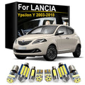 LED Interior Light Kit for Lancia Ypsilon Y 843 846 312 2003- 2010 - Canbus Dome Map Door Trunk Bulbs | AUTOKITSHOP