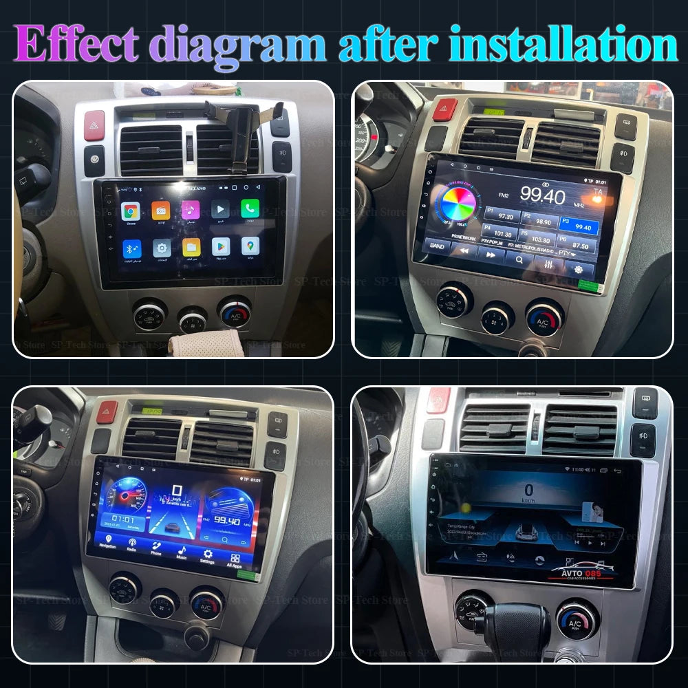 Android 16 For Hyundai Tucson 2004 2005 2006 2007 2008 2009 Car Radio Multimedia Video Pla | AUTOKITSHOP