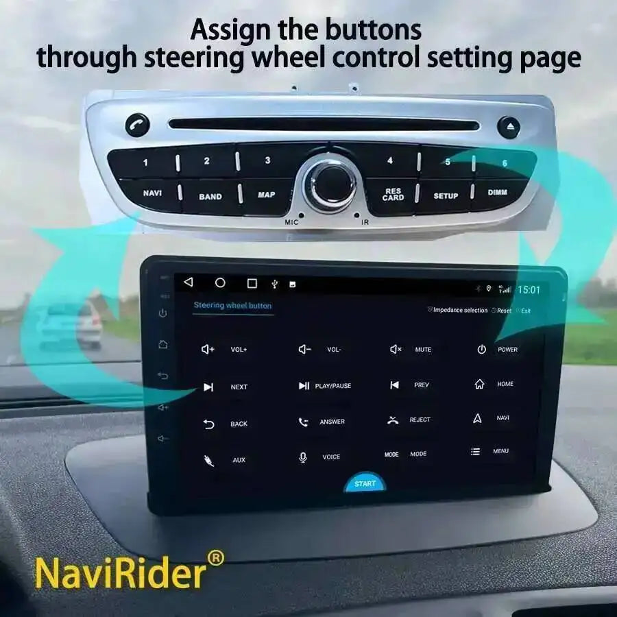 OEM Style Panel Control Android Screen For RENAULT Megane 3 2008-2014 For RENAULT Fluence