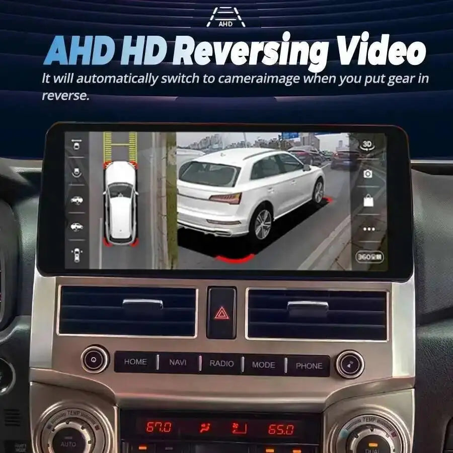 12.3" Screen Ca Radio For TOYOTA 4Runner 2009-2022 Android Multimedia Video Player Auto Au