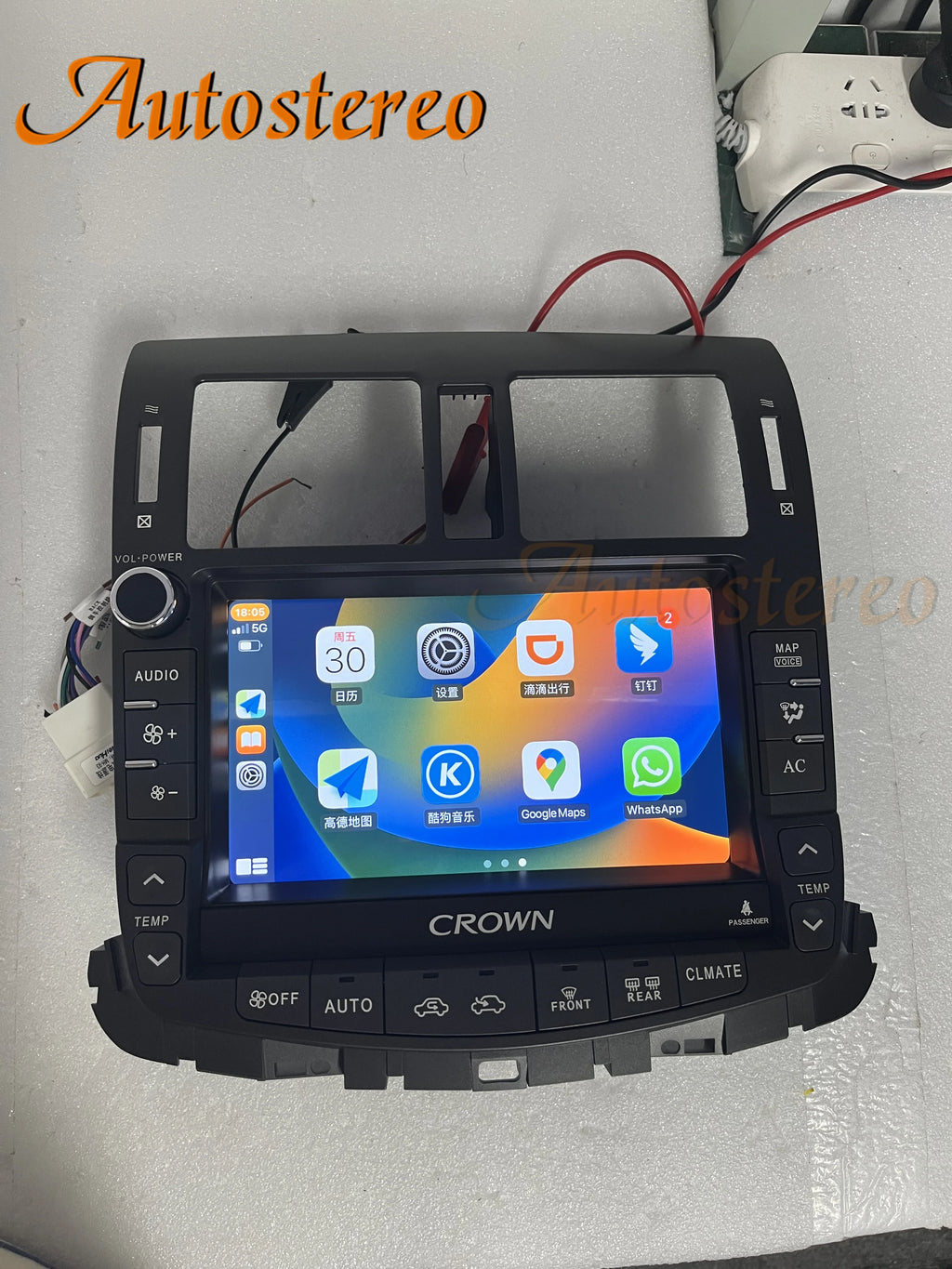 128GB Vehicle Radio Android 13 Car GPS Navigation HeadUnit For TOYOTA CROWN 13th 2009-2014