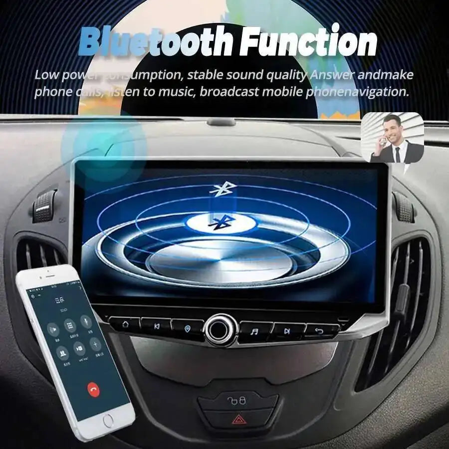 10.8inch Android15 Car Radio For FORD B-MAX TRANSIT COURIER TOURNEO 2012-2017 Carplay Mult | AUTOKITSHOP