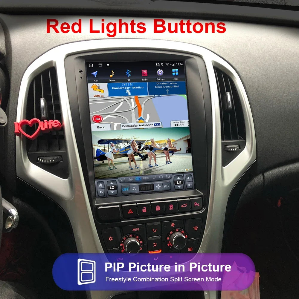 Android 16 For Opel Astra J 2009 - 2015 Car Radio carplay Multimedia Video Player GPS Tesl