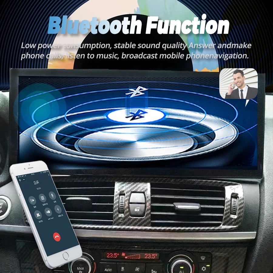 Wireless CarPlay 15.8" For BMW X3 F25 X4 2011-2013 Android Auto Navigation GPS Car Multime