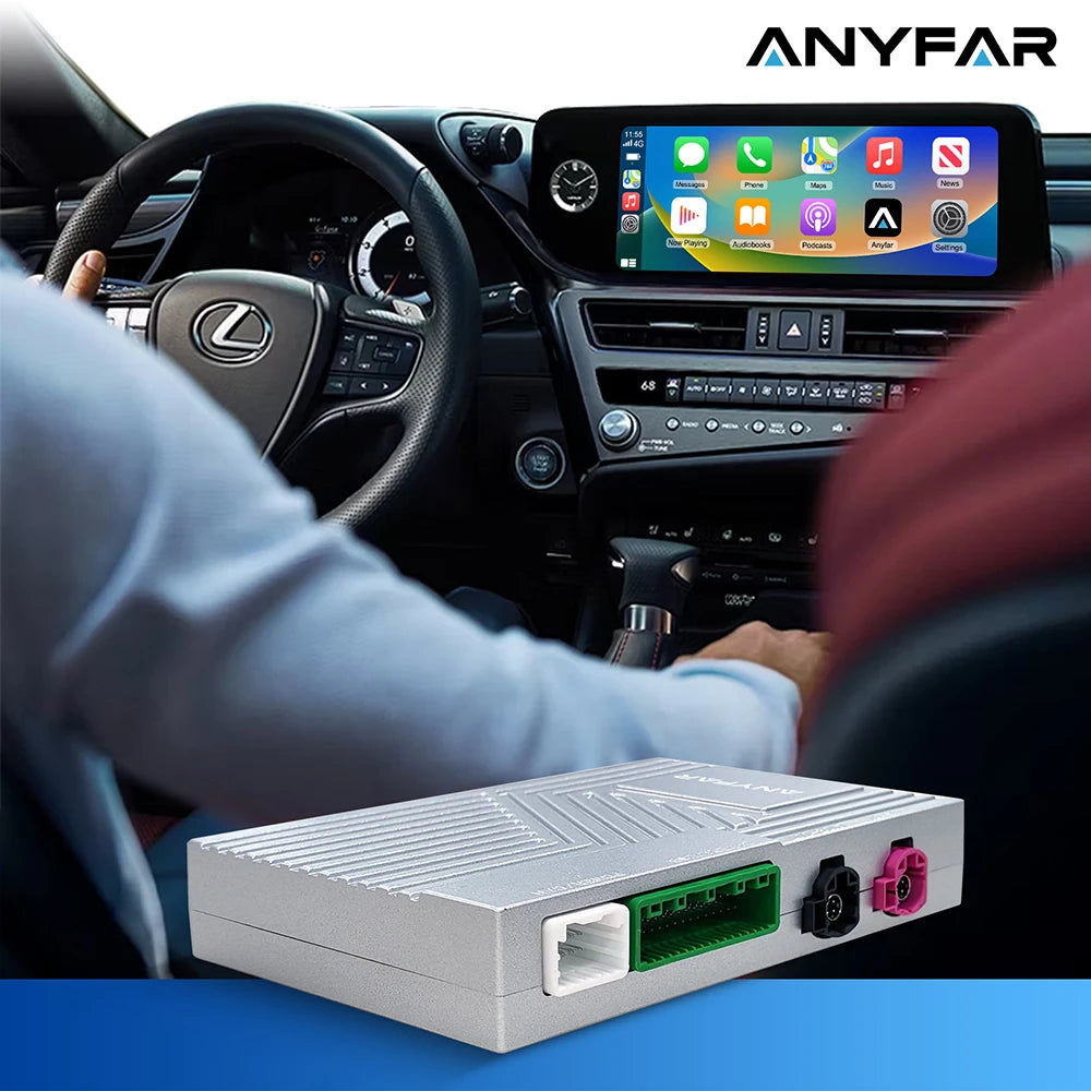 ANYFAR Wireless CarPlay Android Auto Interface Adapter For LEXUS ES/UX/NX/IS/RX/GX/RC 2018 | AUTOKITSHOP