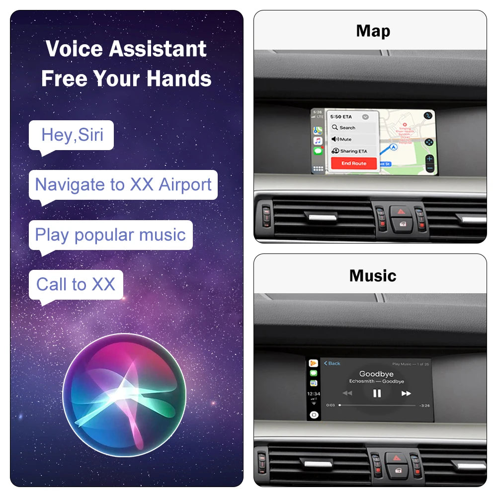 Wireless CarPlay For BMW 5 Series F10 F11 F07 GT 7 Series F01 F02 F03 F04 CIC NBT EVO Andr | AUTOKITSHOP