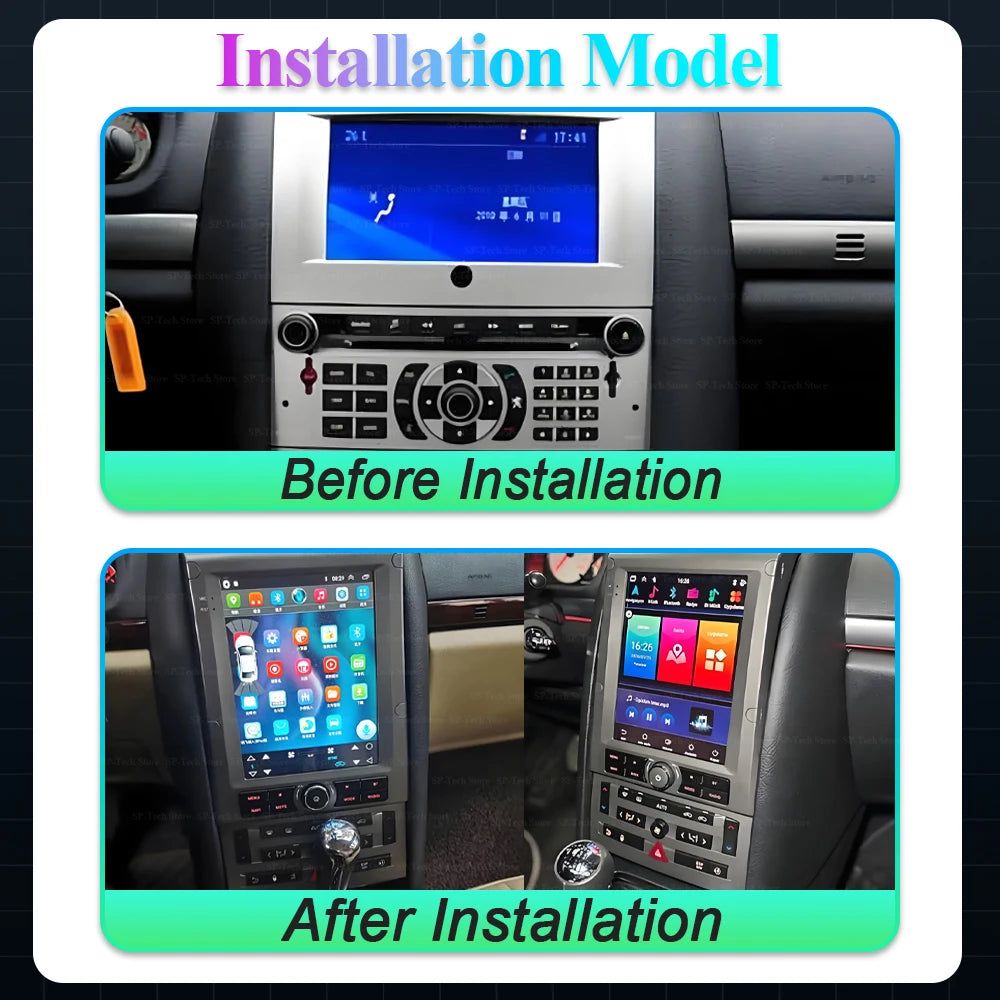 9.7 Inch Android 16 For Peugeot 407 2004-2011 Car Radio 5g Wireless Carplay Stereo Multime | AUTOKITSHOP
