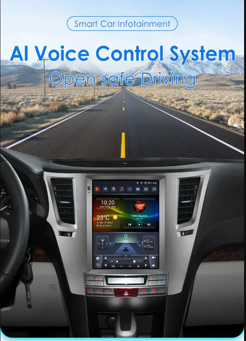 9.7"7862 Carplay Android Auto Car radio For Subaru Outback Impreza Legacy multimedia 4G 8C