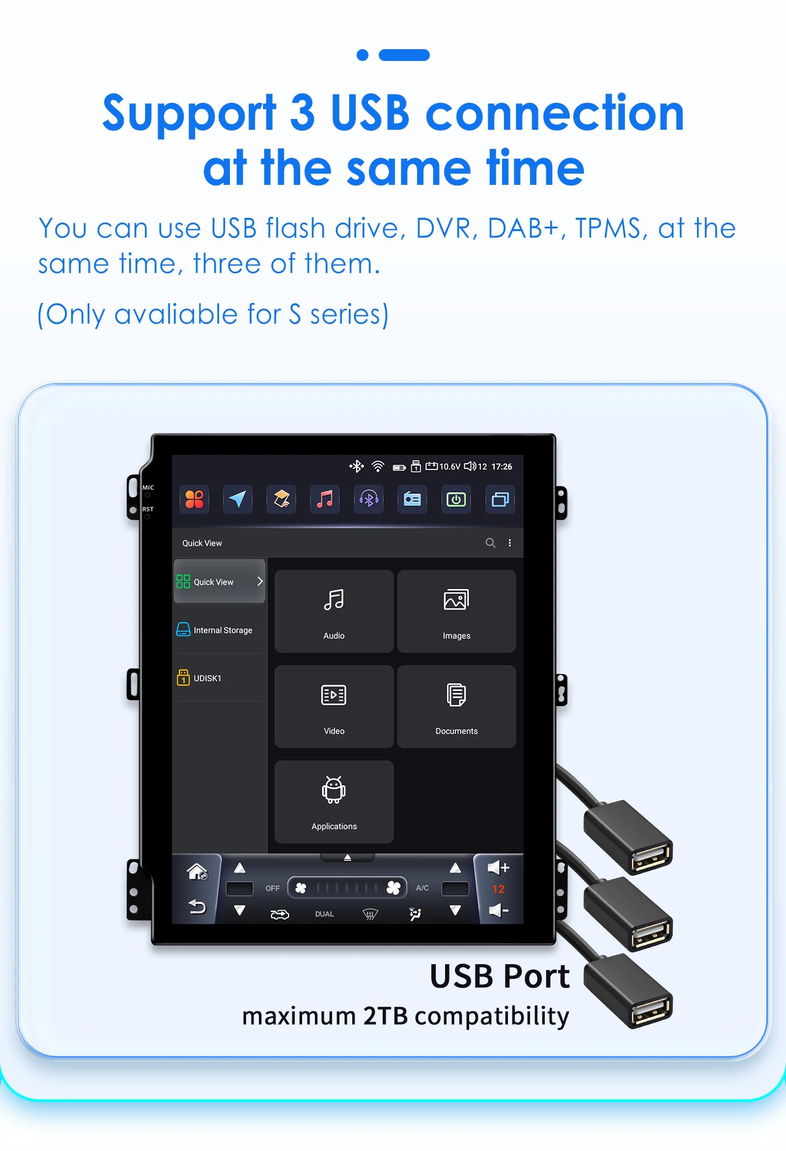 9.7'inch 2Din Android13 Car Radio For Ford Mondeo mk4 Galaxy A/C 2007-2010 Car Player GPS