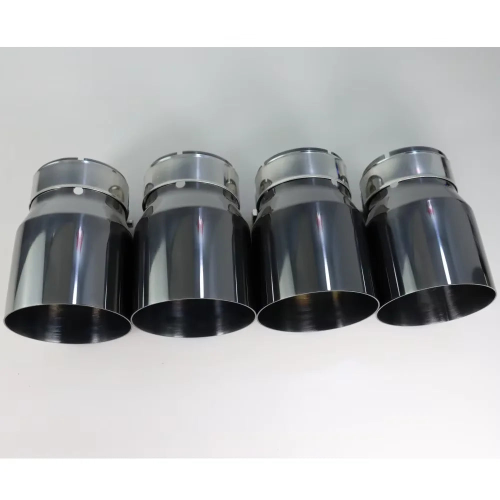 4 Pieces Stainless Steel Exhaust Tips For BMW F87 M2 F80 M3 F82 F83 M4 Direct Fi for BMW F82 F87 F83 - Automotive LED Li