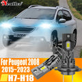 2x High Power H7 Led Headlight Canbus No Error H18 Car Bulb 6000K White Light Moto Diode L