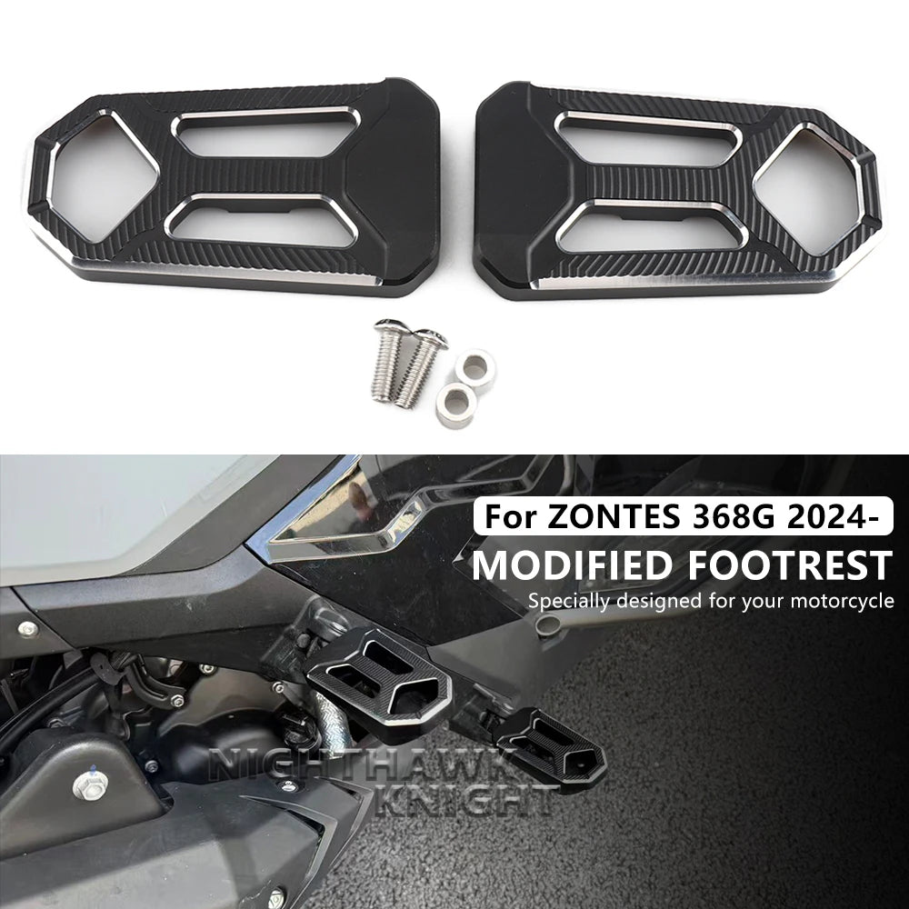 Motorcycle 368G Modified CNC Aluminum Enlarged Foot Pedal Increased ﻿Anti-slip F for 2024-2026 - Automotive LED Light