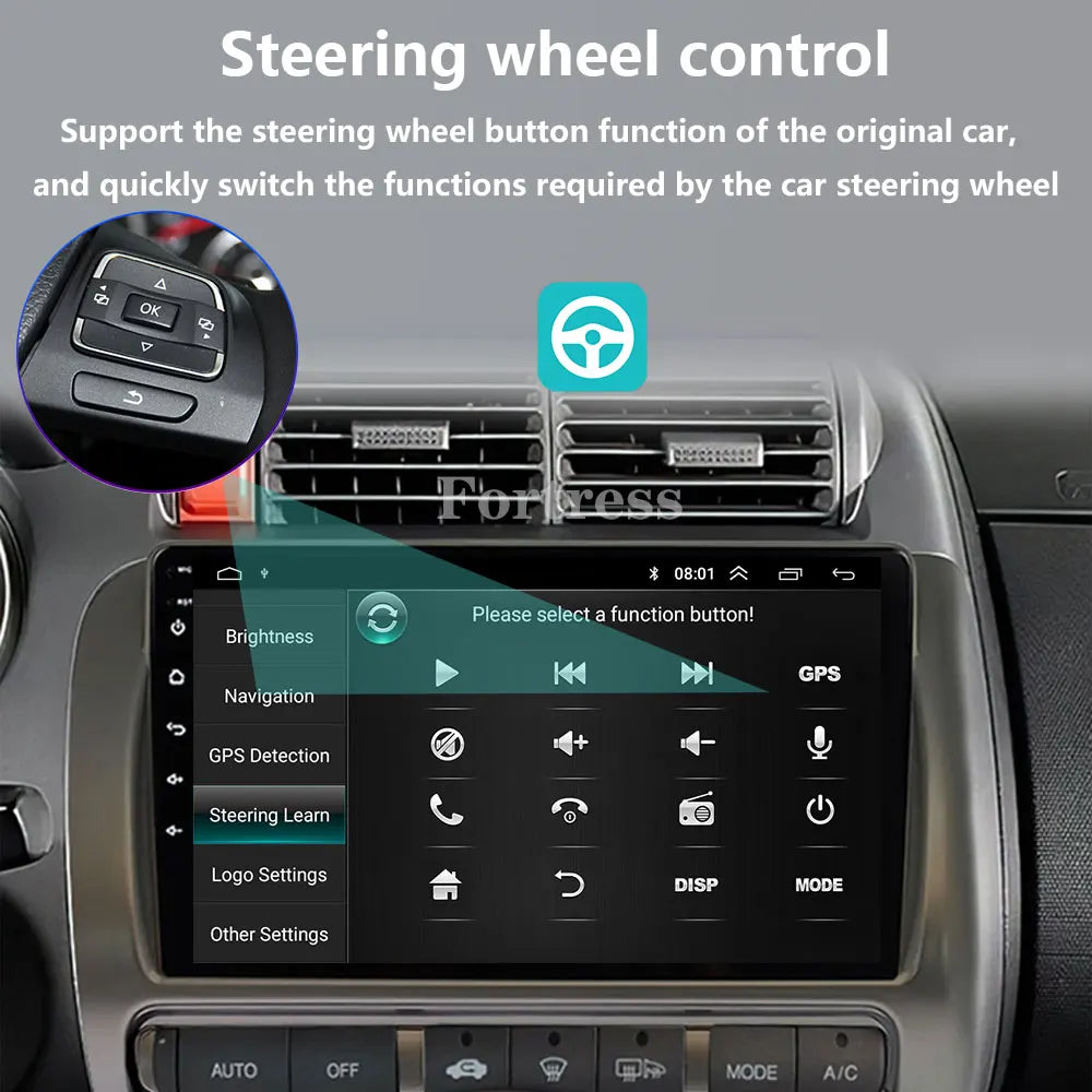 Car Stereo Android Auto For Honda LHD JAZZ City 2002-2007 GPS Navigation Carplay Touch Scr