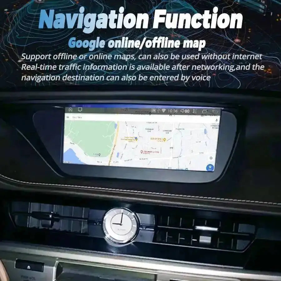 Car Radio For Lexus ES350 ES400 ES250 ES300h 2013-2017 Android 14 Bluetooth Carplay DSP 10