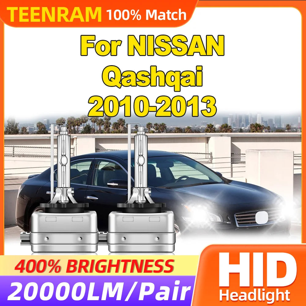 35W D1S Xenon Lamps 20000LM Super Bright HID Xenon Headlight Bulbs 6000K 12V Auto Lights F
