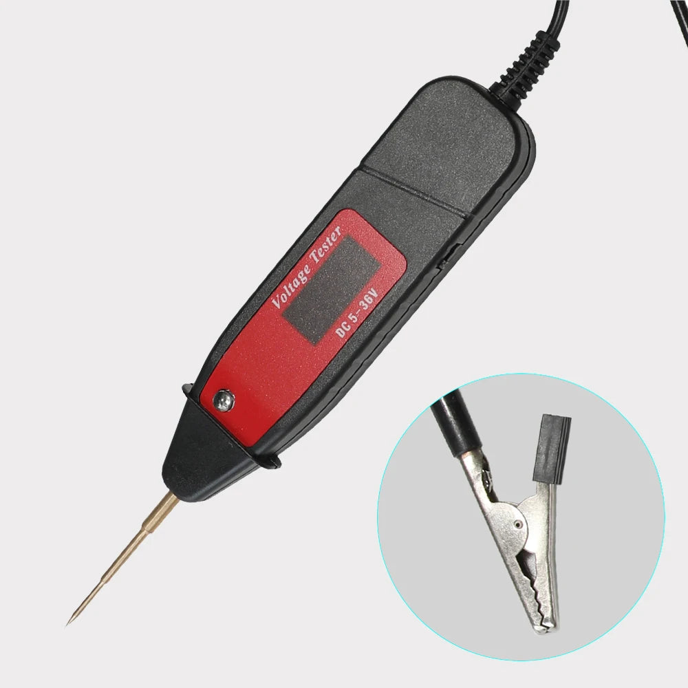 5-36V Digital Power Probe Multi Function Fuse Line Battery Voltage Circuit Test Pen Electroscope - Automotive LED Light