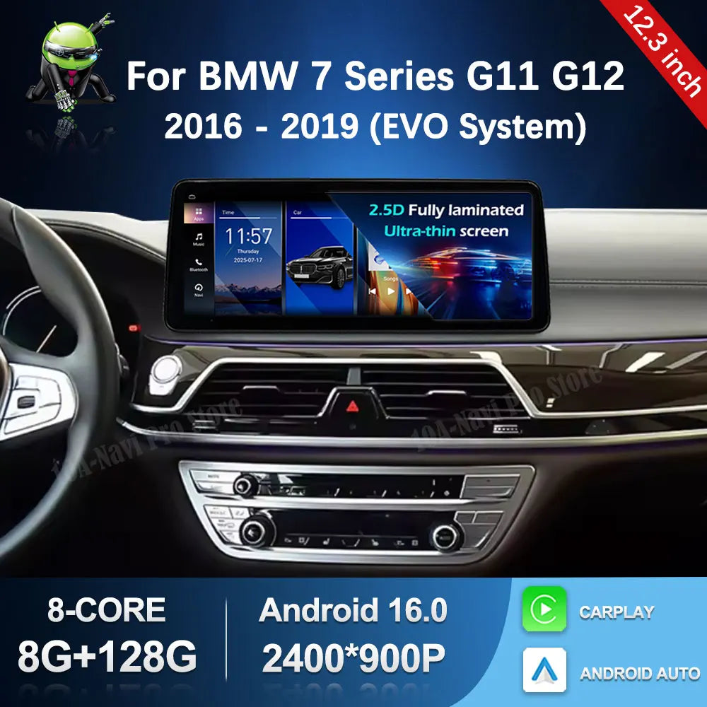 Car Radio Multimedia Player for BMW 7 Series G11 G12 2016 - 2019 Android System 4G DSP Ste