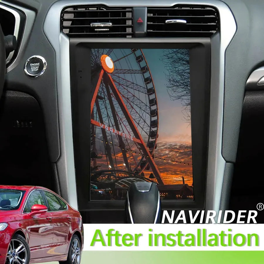 Car Radio For Ford Mondeo MK5 2012-2015 GPS Navigation 12.1" Screen Android 15 Stereo Mult | AUTOKITSHOP
