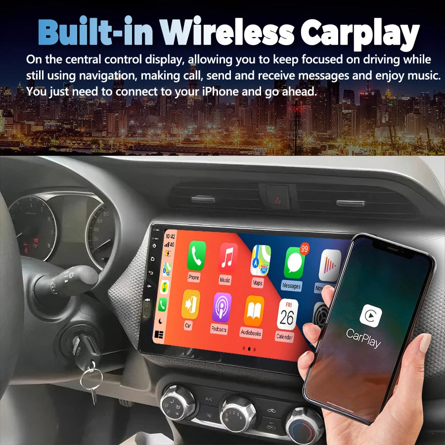 9inch Android Screen For Nissan Kicks S P15 2017-2021 Car Multimedia Video Player Car Ster