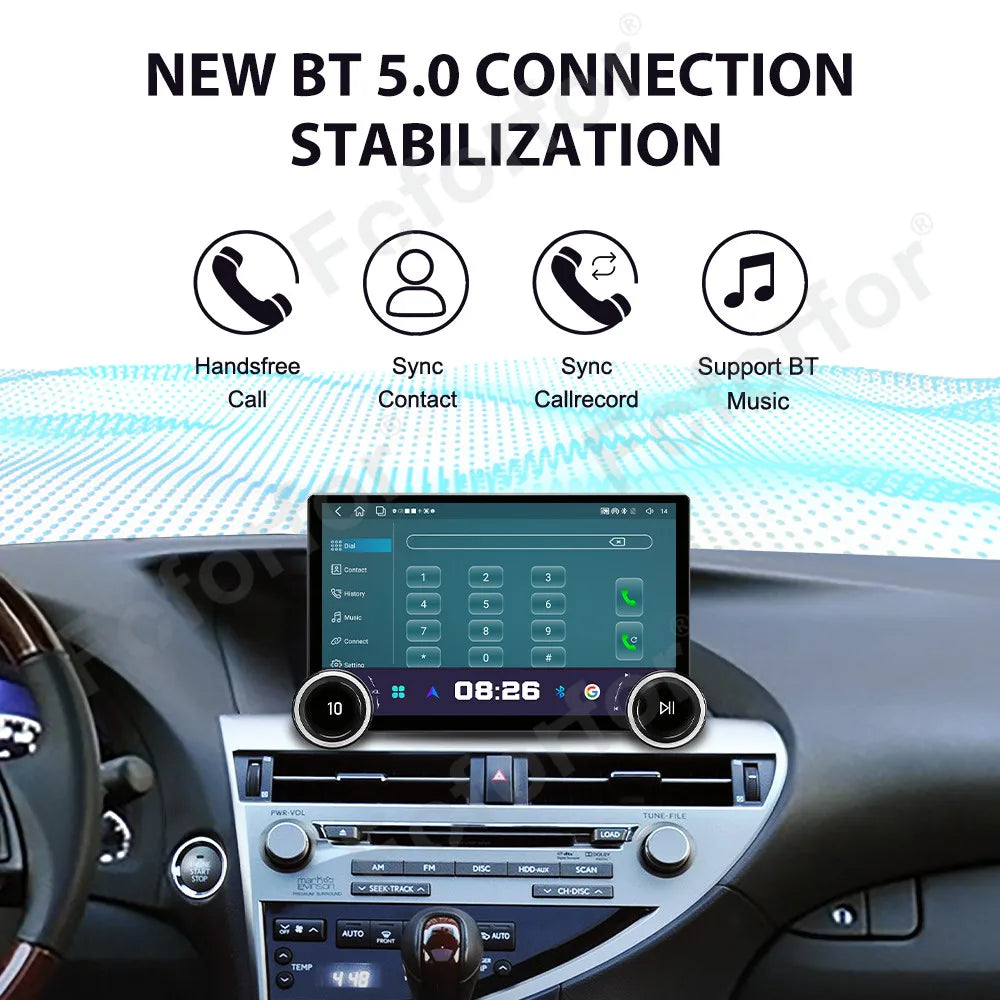 11.5 Inch Android 15 Wireless CarPlay Upgraded Ultra Clear HD Screen GPS Multimedia Car Ra