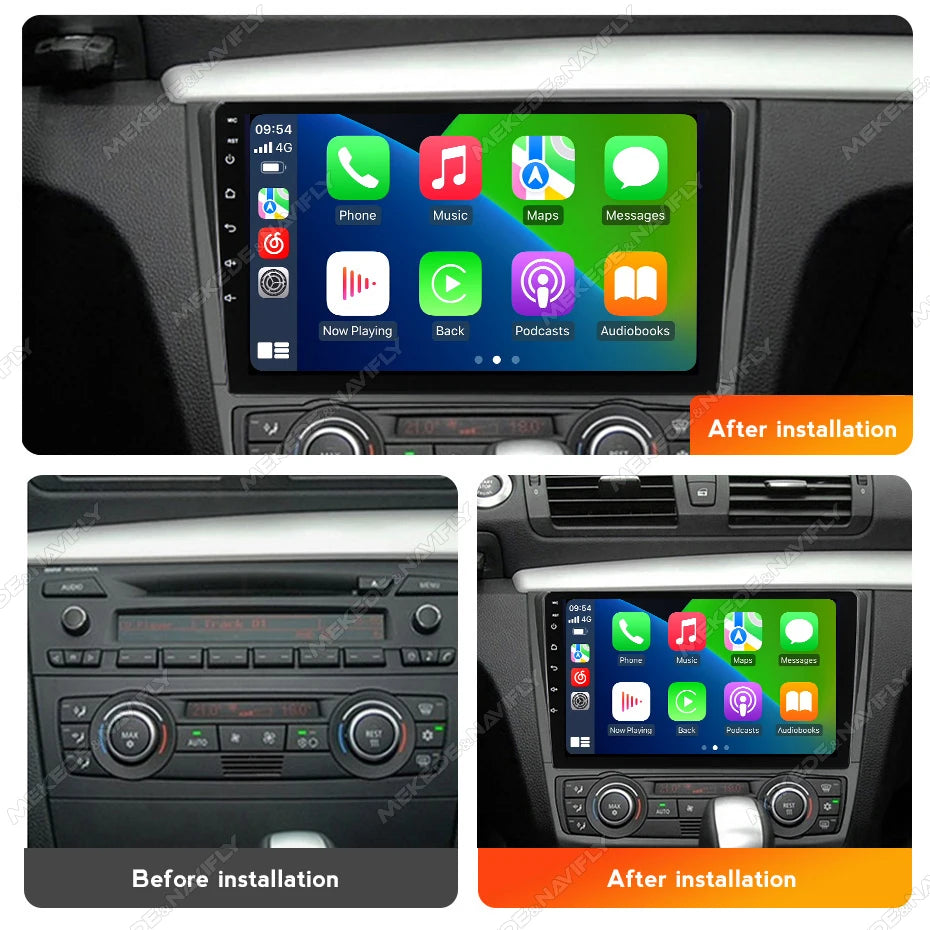 Android 14 Intelligent car audio system Car radio For BMW 1-Series 1 Series E87 E81 E82 E8