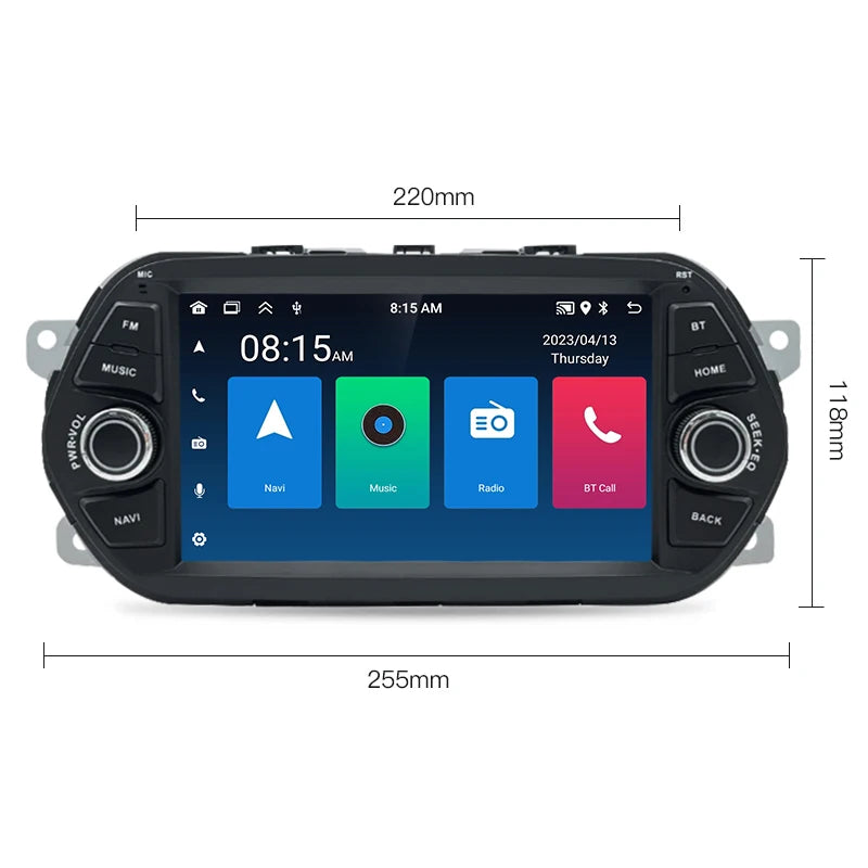 SZLELV Android 15 Auto For FIAT TIPO EGEA 2015-2017 Car Multimedia Video Player GPS Naviga