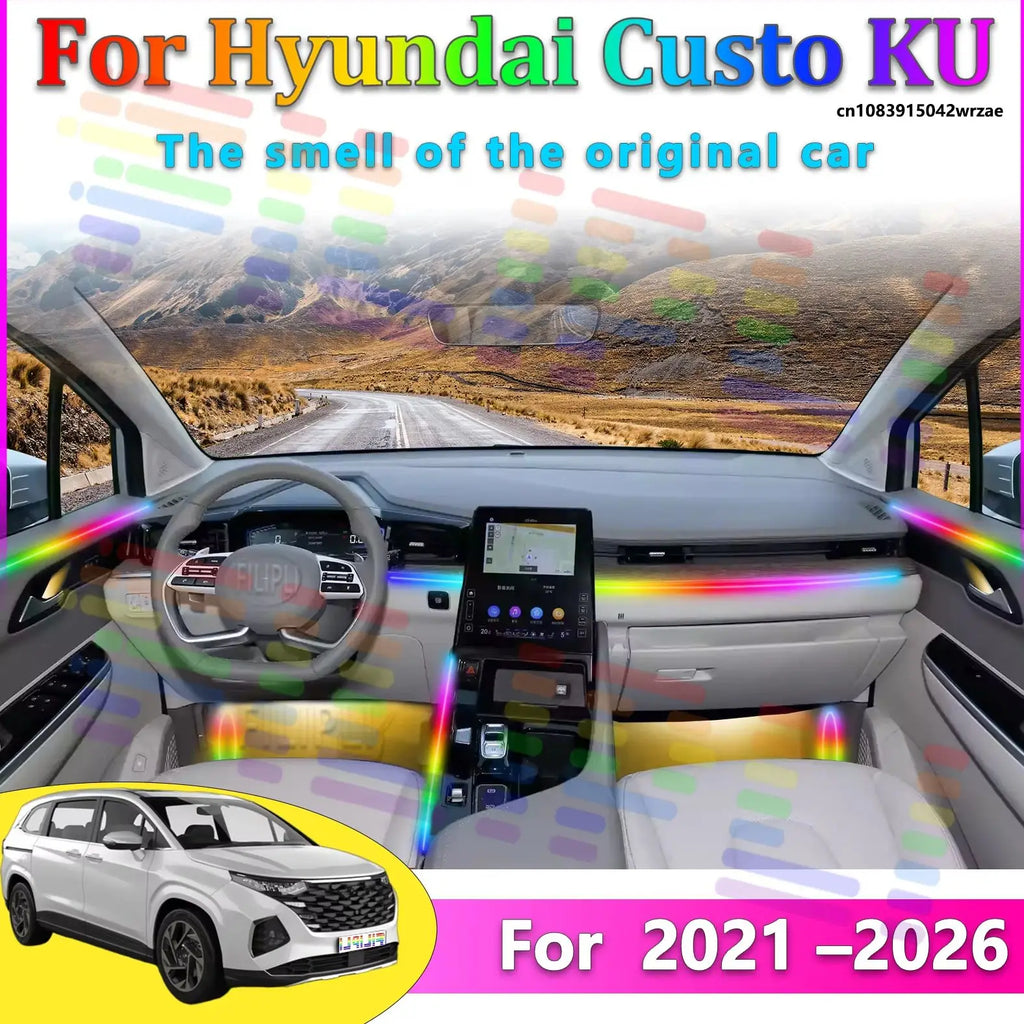 64 RGB - Neon Strip - for Hyundai - App Control - Car Interior Lighting | AUTOKITSHOP