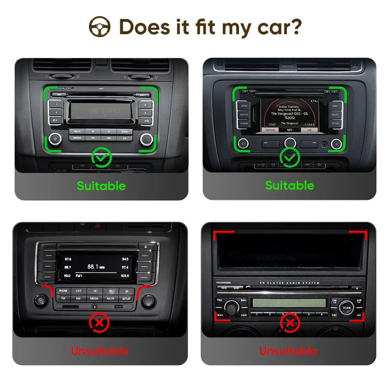2Din Car Radio Android for Volkswagen Golf 5 6 Polo Passat B6 B7 CC Skoda Jetta Universal