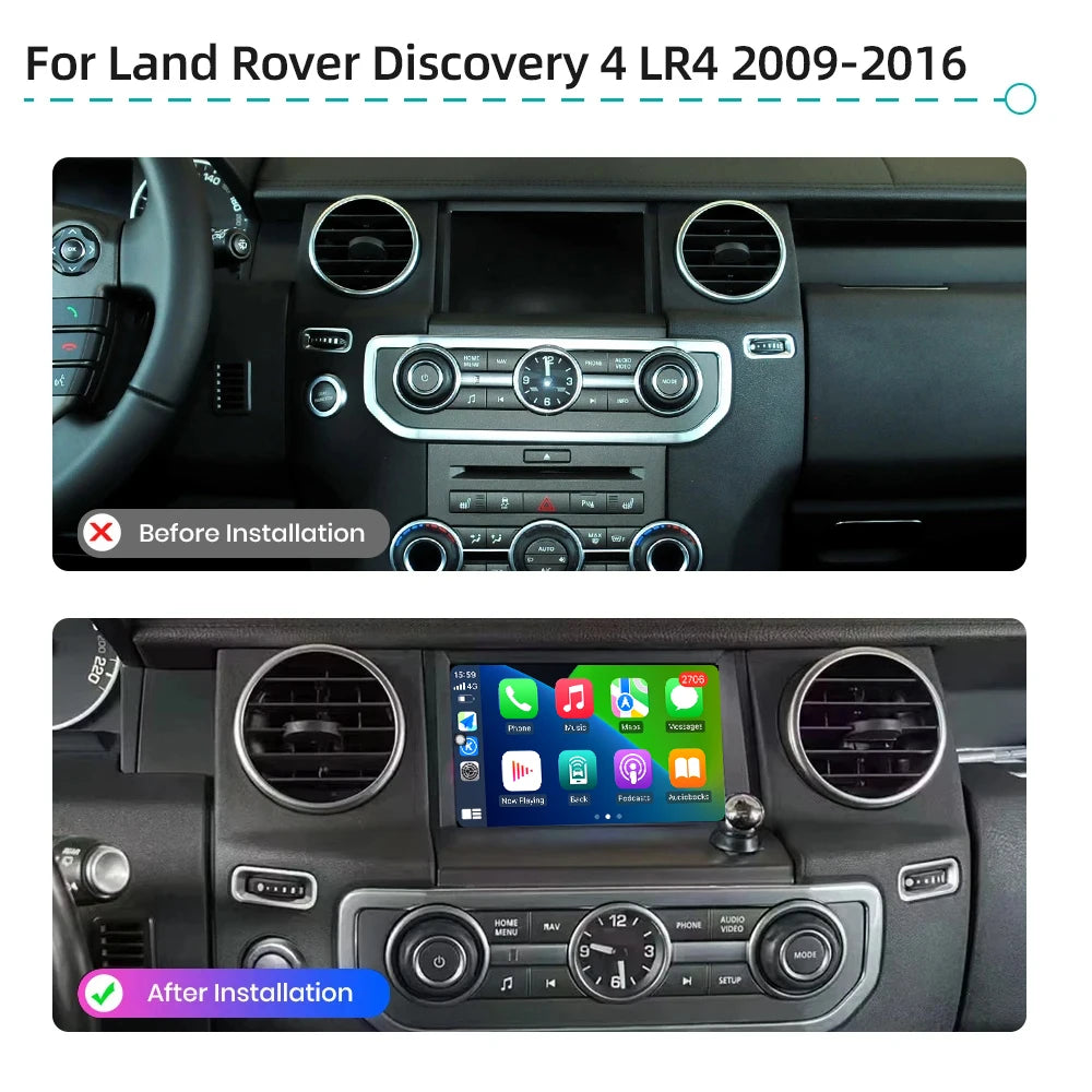 For Land Rover Discovery 4 LR4 Spotr 2009-2016 Car Radio Navigation GPS Multimedia Video P