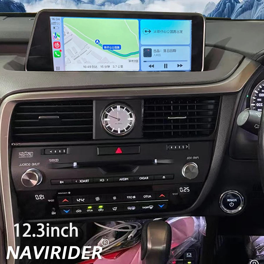RHD Android 14 Car Video Player Stereo For Lexus Rx450h RX200t RX350 RX300 RX 450H 200t 35