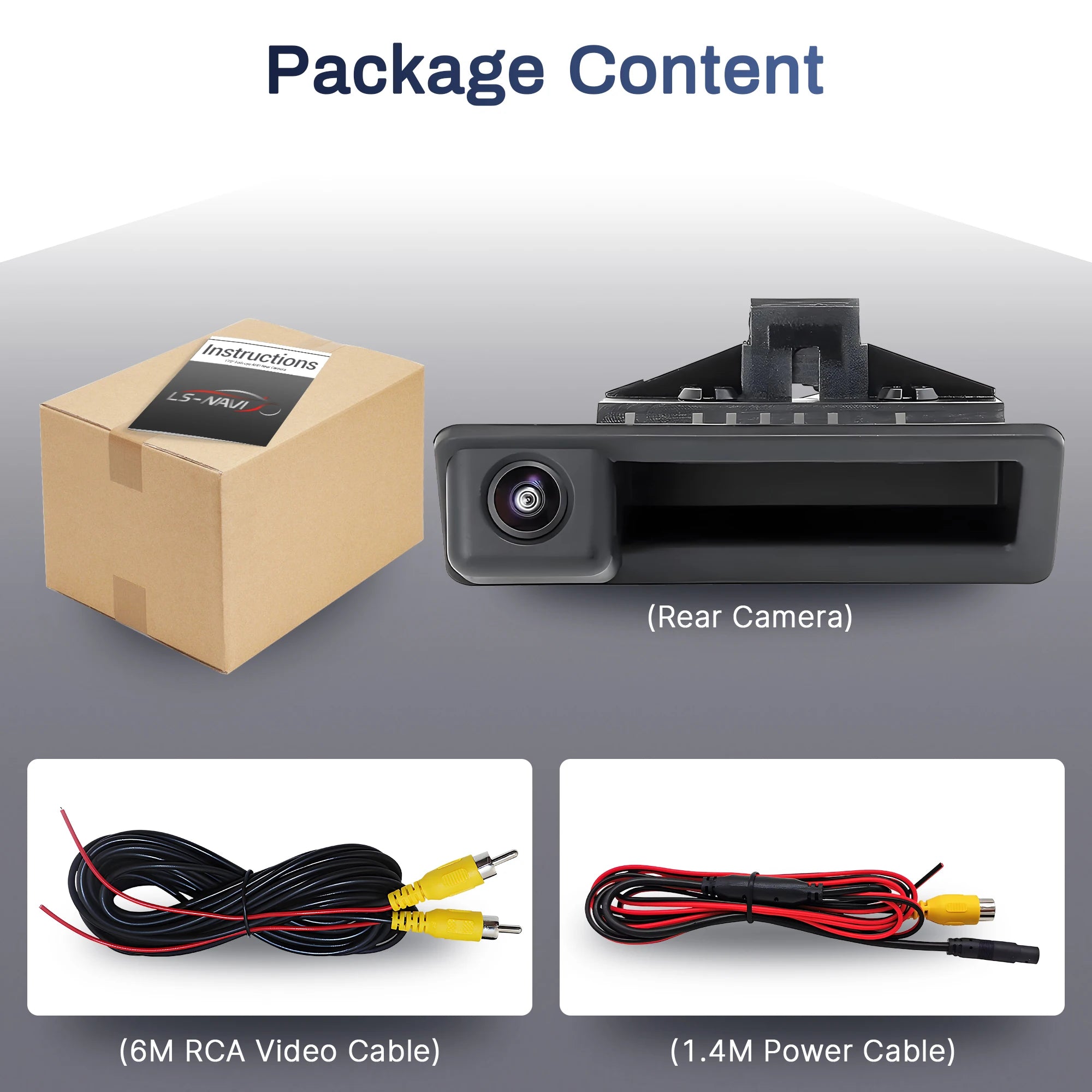 Trunk Handle Camera For BMW 3 Series 5 Series X5 X6 E39 E60 E70 E82 E90 Vehicle HD AHD 108