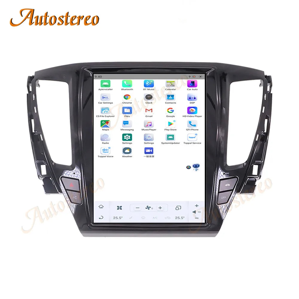 Carplay Android 13 Screen For Mitsubishi L200 2015-2021 Tesla Style Car GPS Navigation Car