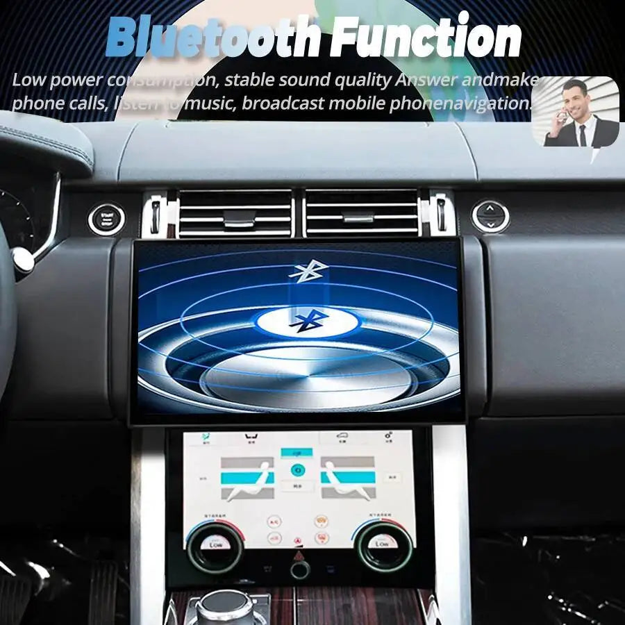DSP Multimedia Video Player HU For Land Rover Vogue Bosch 2014-2016 Harman 2017-2018 12.3"
