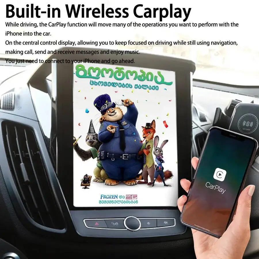 Autoradio Multimedia Player GPS Head Unit For Ford Kuga C-max Escape 2012-2019 Android 15  | AUTOKITSHOP